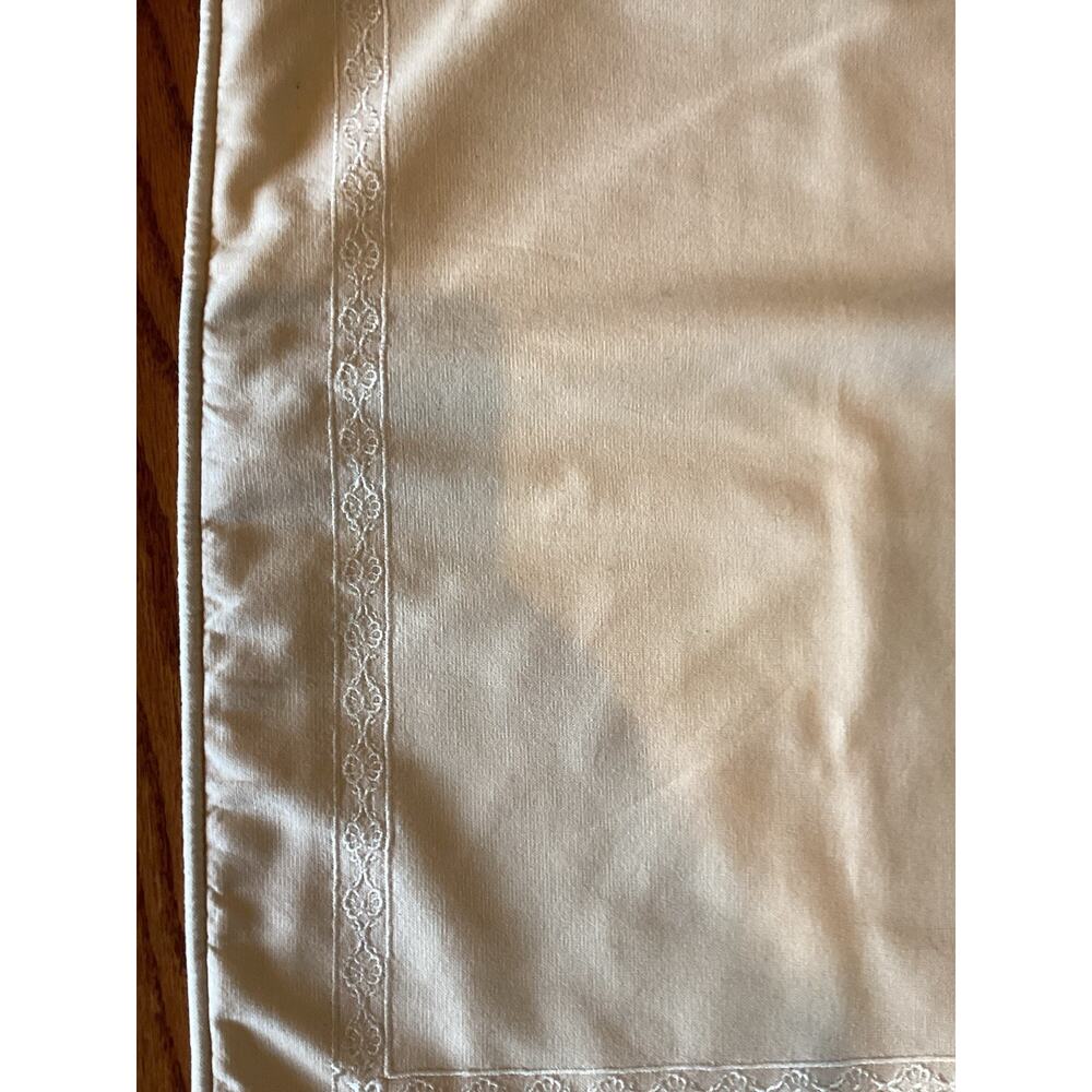 Echo Design Cream Oatmeal Embroidered Pillow Cover 24x24